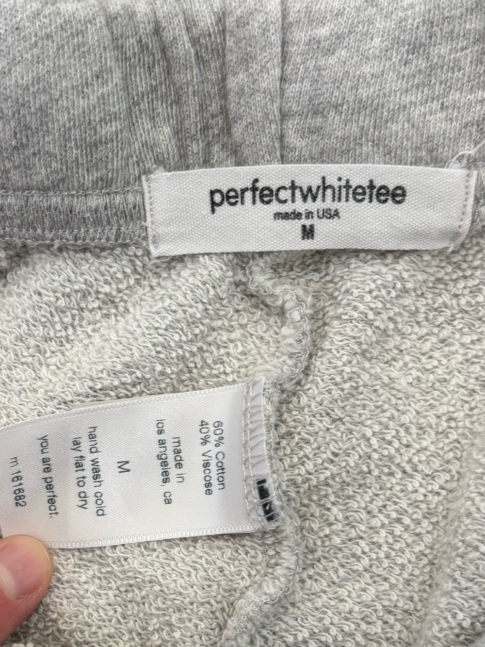 perfectwhitetee Grey Sweatshorts - Picture 3 of 3